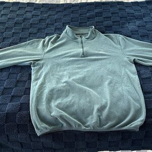 Men's Blue Quarter-Zip Sweater